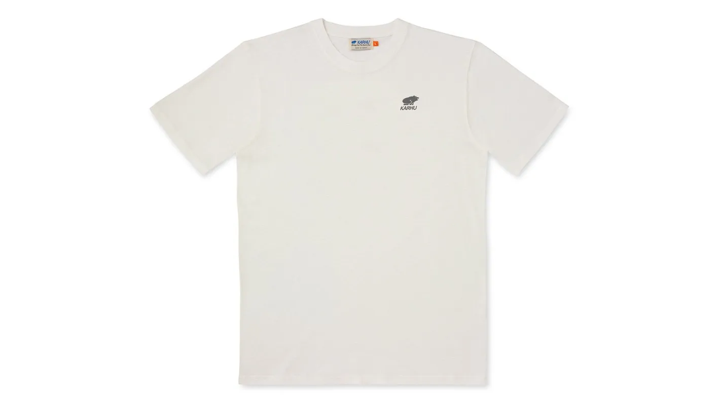 KARHU WORLDWIDE T-SHIRT - BRIGHT WHITE / GULL sold by Karhu