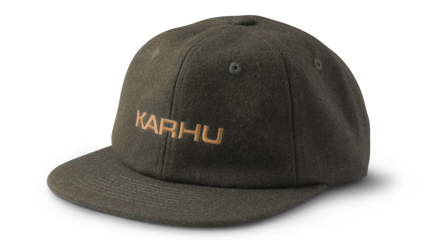 KARHU LOGO CAP - DARK OLIVE / BROWN SUGAR made by Karhu
