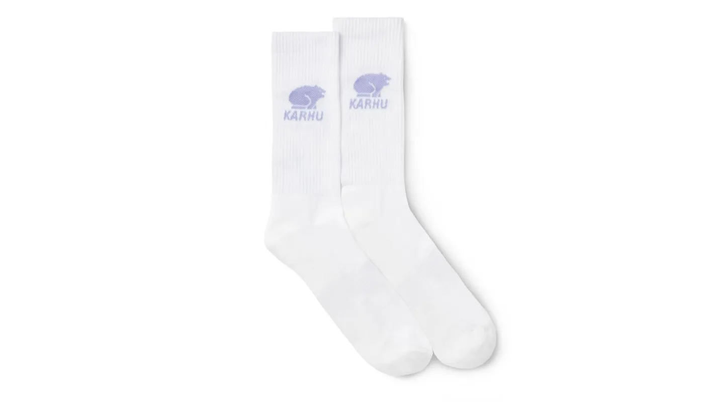 CLASSIC LOGO SOCK - BRIGHT WHITE / COSMIC SKY sold by Karhu