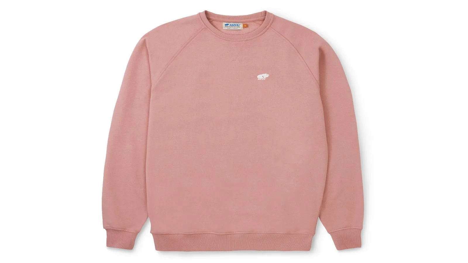 CLASSIC CHEST LOGO SWEATSHIRT - ROSE TAN / LILY WHITE sold by Karhu