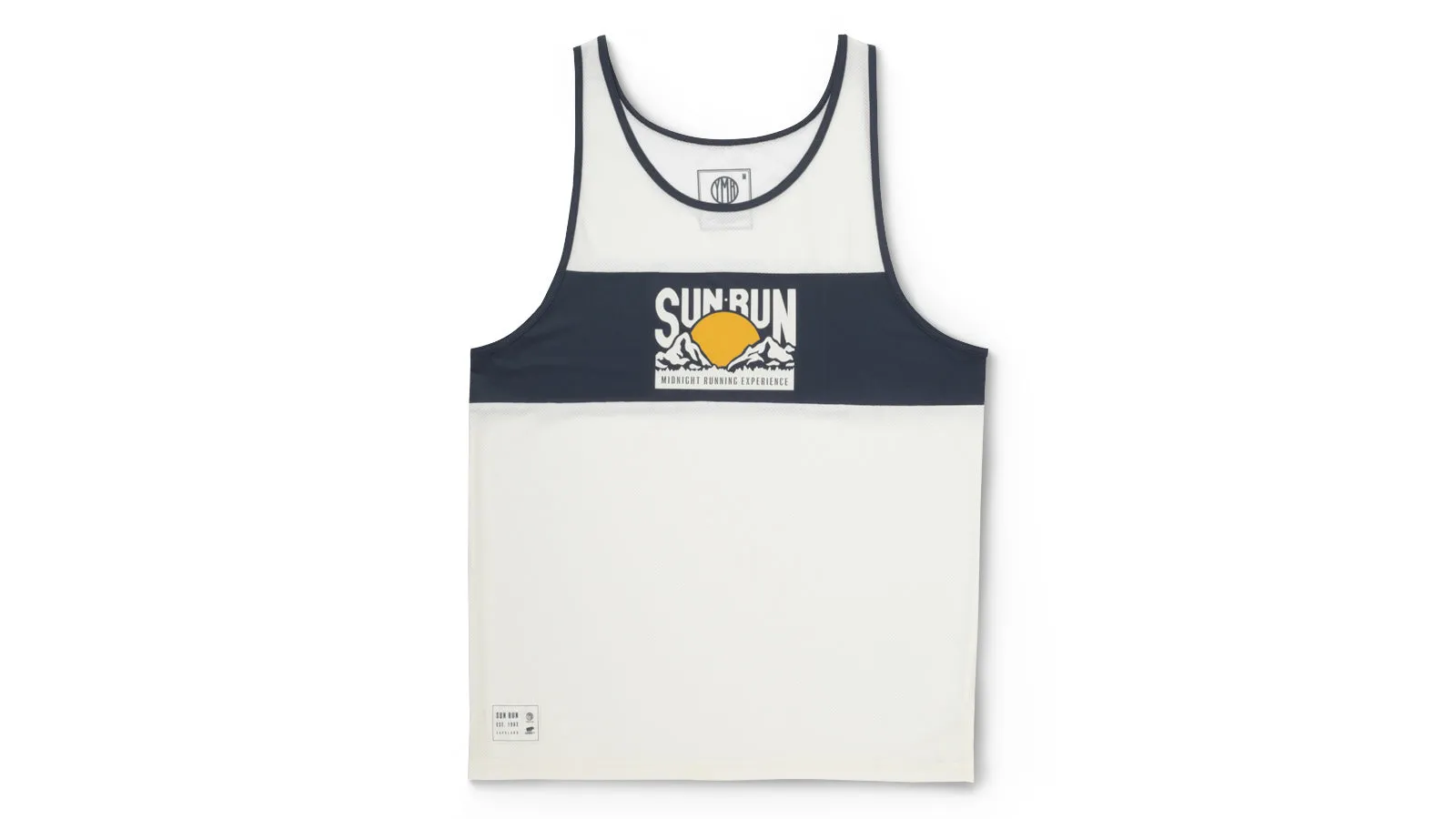 SUN RUN SINGLET WOMEN'S - OFF WHITE/ESTATE BLUE sold by Karhu