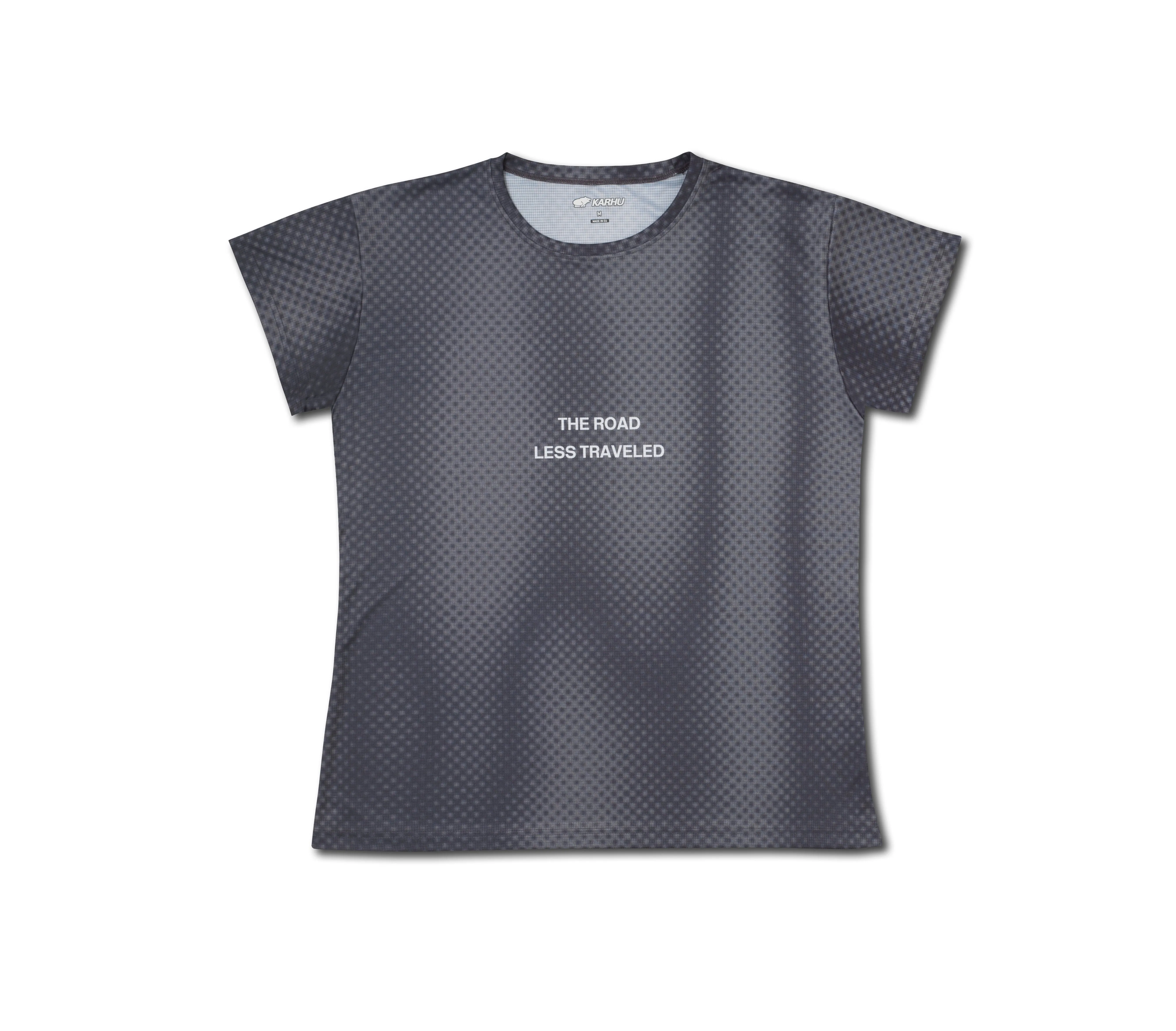 WOMEN'S RUNNING T–SHIRT - GREY GRADIENT / WHITE sold by Karhu