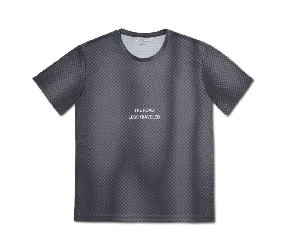RUNNING T SHIRT MEN'S - GREY GRADIENT / WHITE made by Karhu