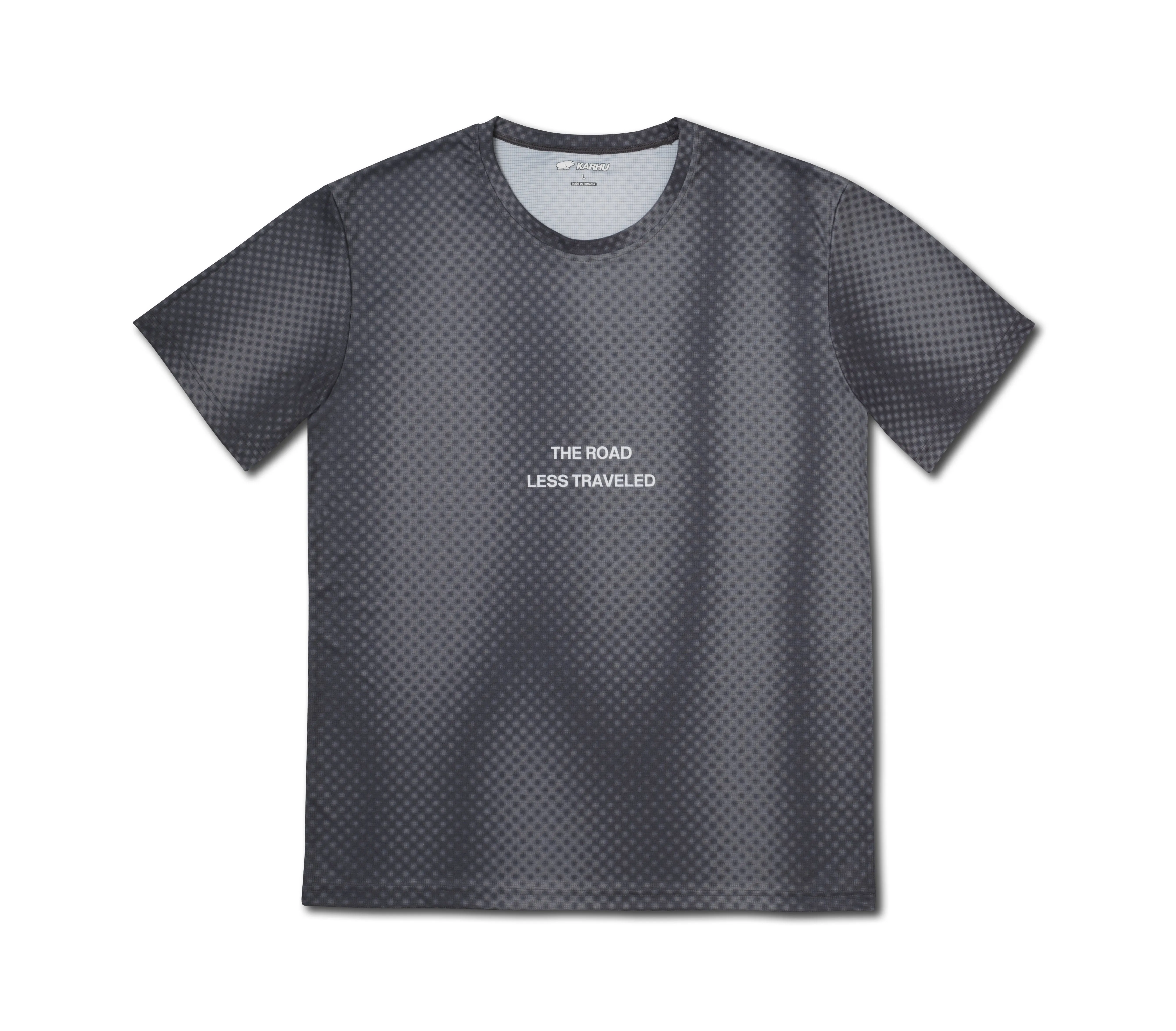 RUNNING T SHIRT MEN'S - GREY GRADIENT / WHITE sold by Karhu