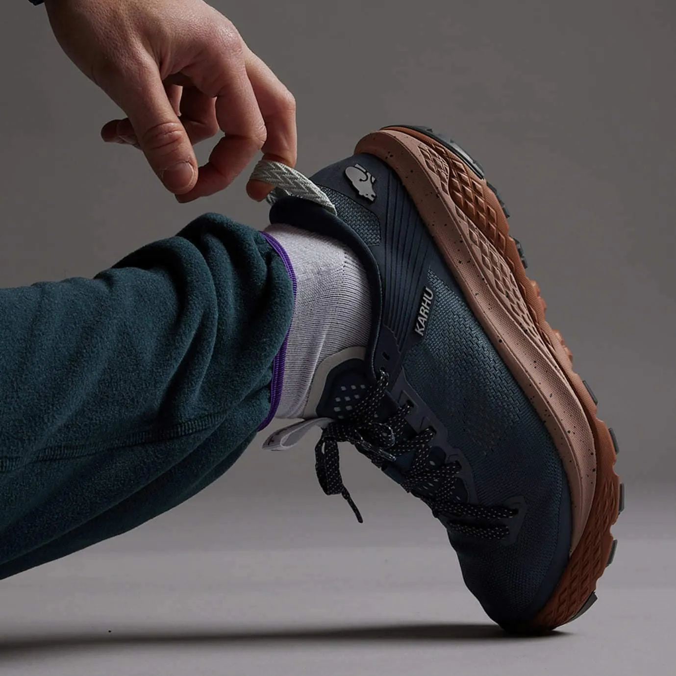 MEN'S IKONI TRAIL 1.0 - STORMY WEATHER / RUGBY TAN sold by Karhu product image thumbnail 2