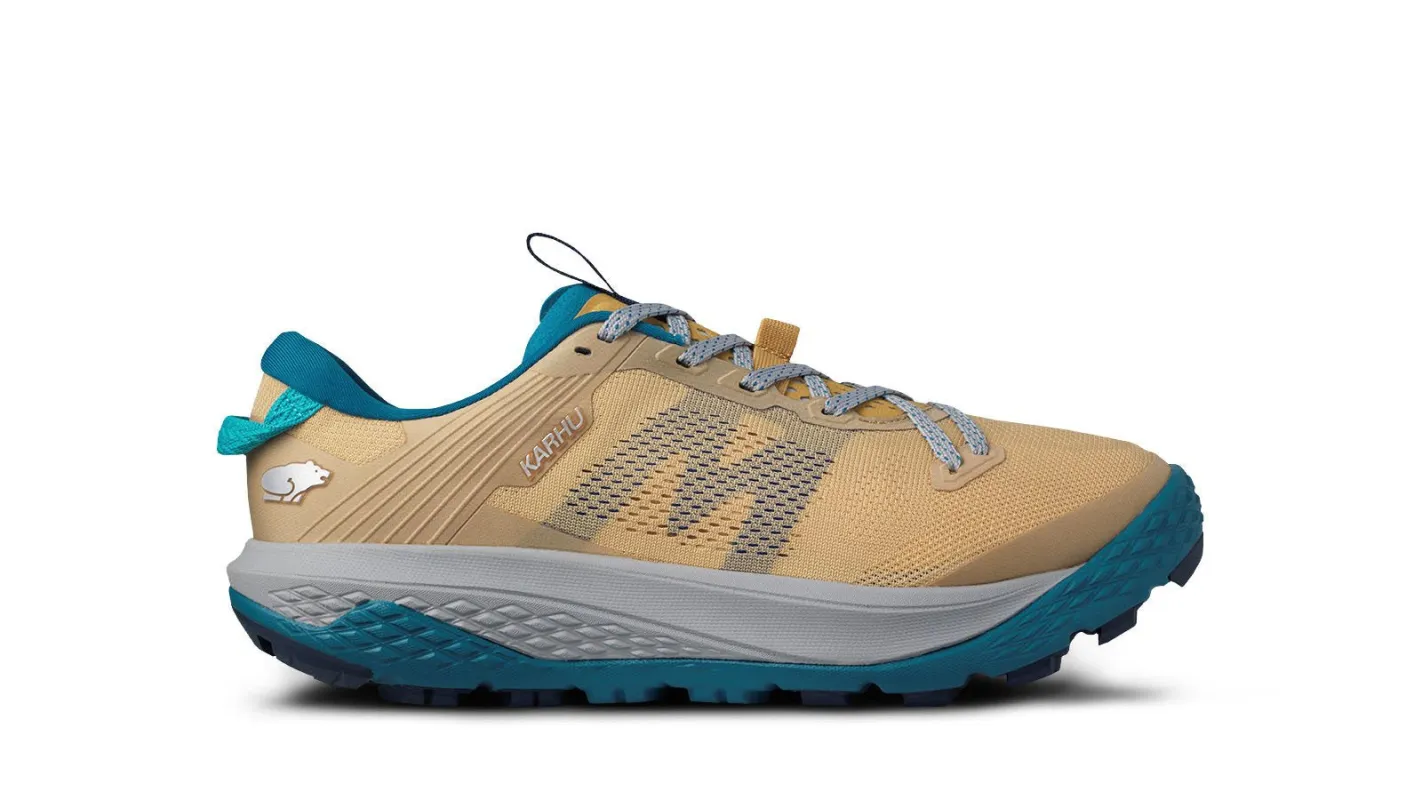 WOMEN'S IKONI TRAIL 1.0 - NEW WHEAT / CRYSTAL TEAL sold by Karhu