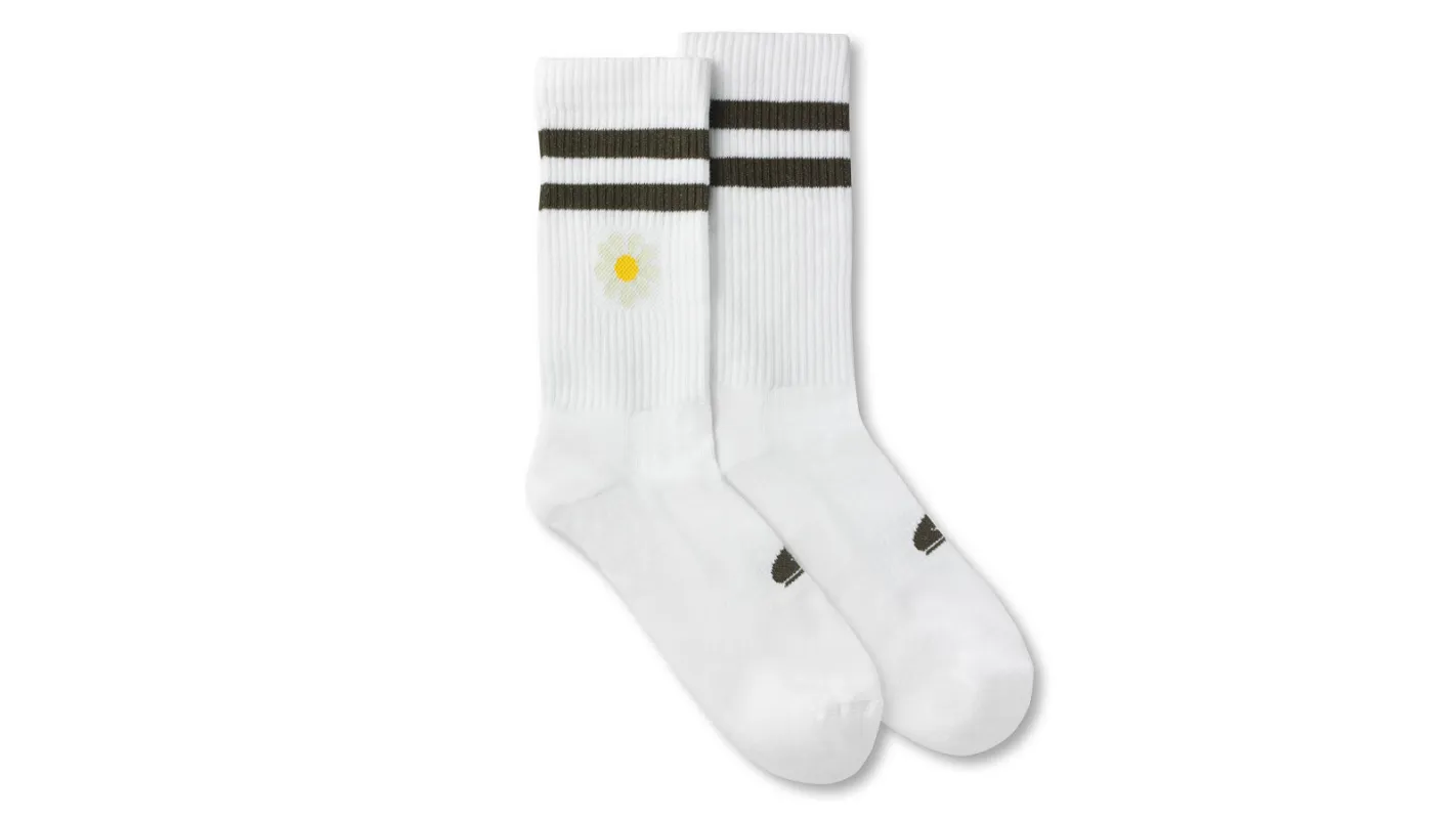 FLOWER PACK SOCK - BRIGHT WHITE / ICICLE made by Karhu