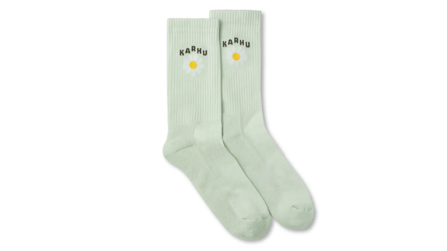 FLOWER PACK SOCK - ICICLE / WHITE made by Karhu