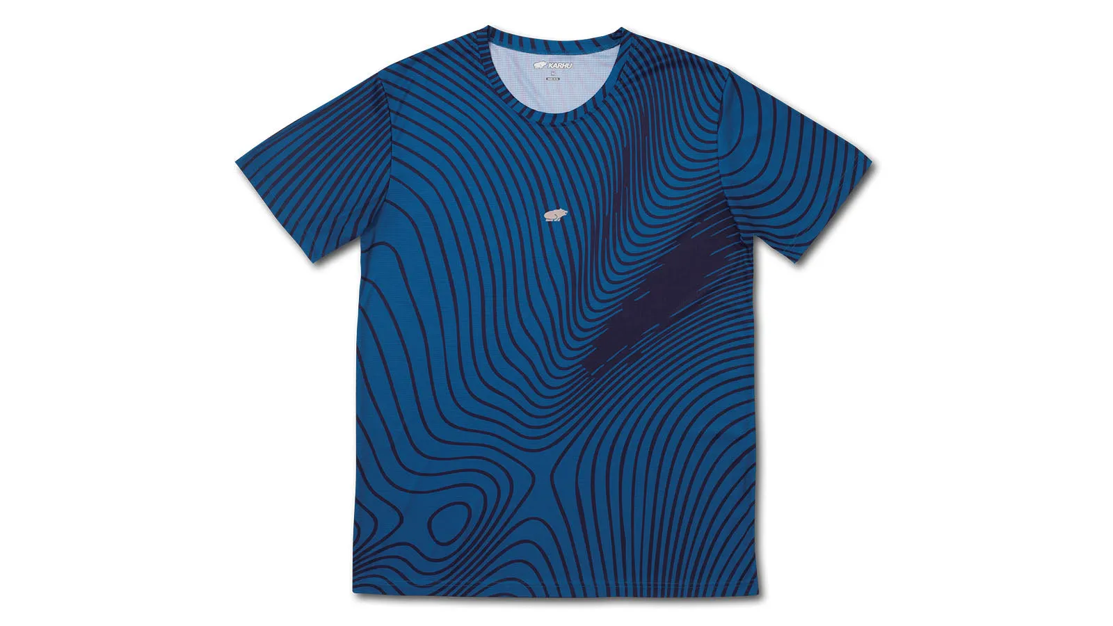 MEN'S RUNNING T–SHIRT - MOROCCAN BLUE / HUMMUS sold by Karhu