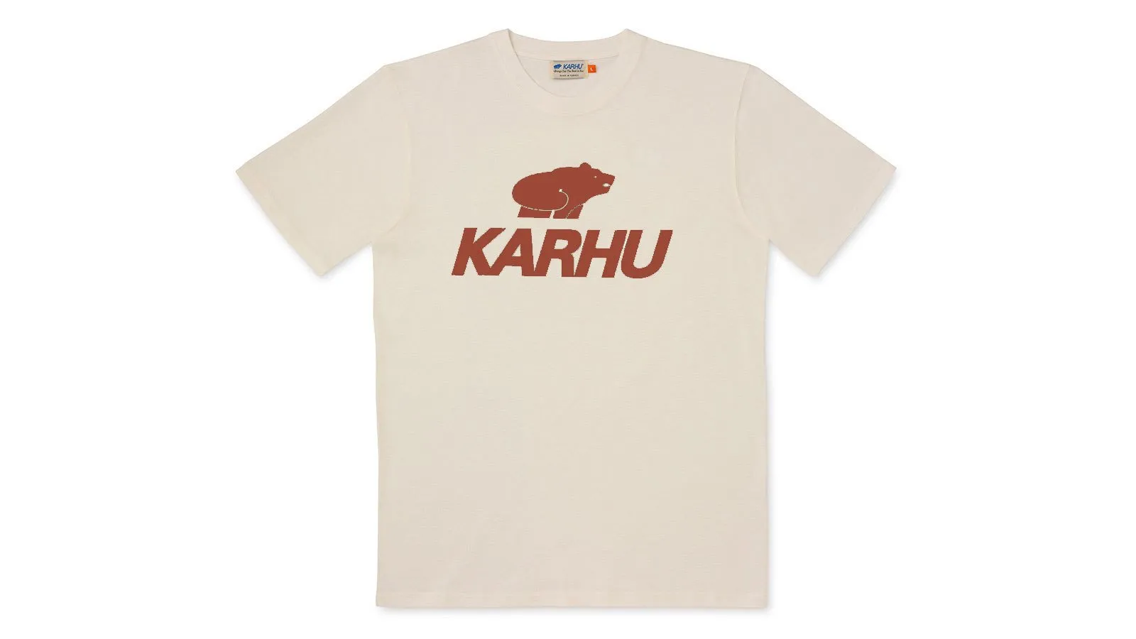 CLASSIC LOGO TÐSHIRT - TURTLEDOVE / LIGHT MAHOGANY sold by Karhu