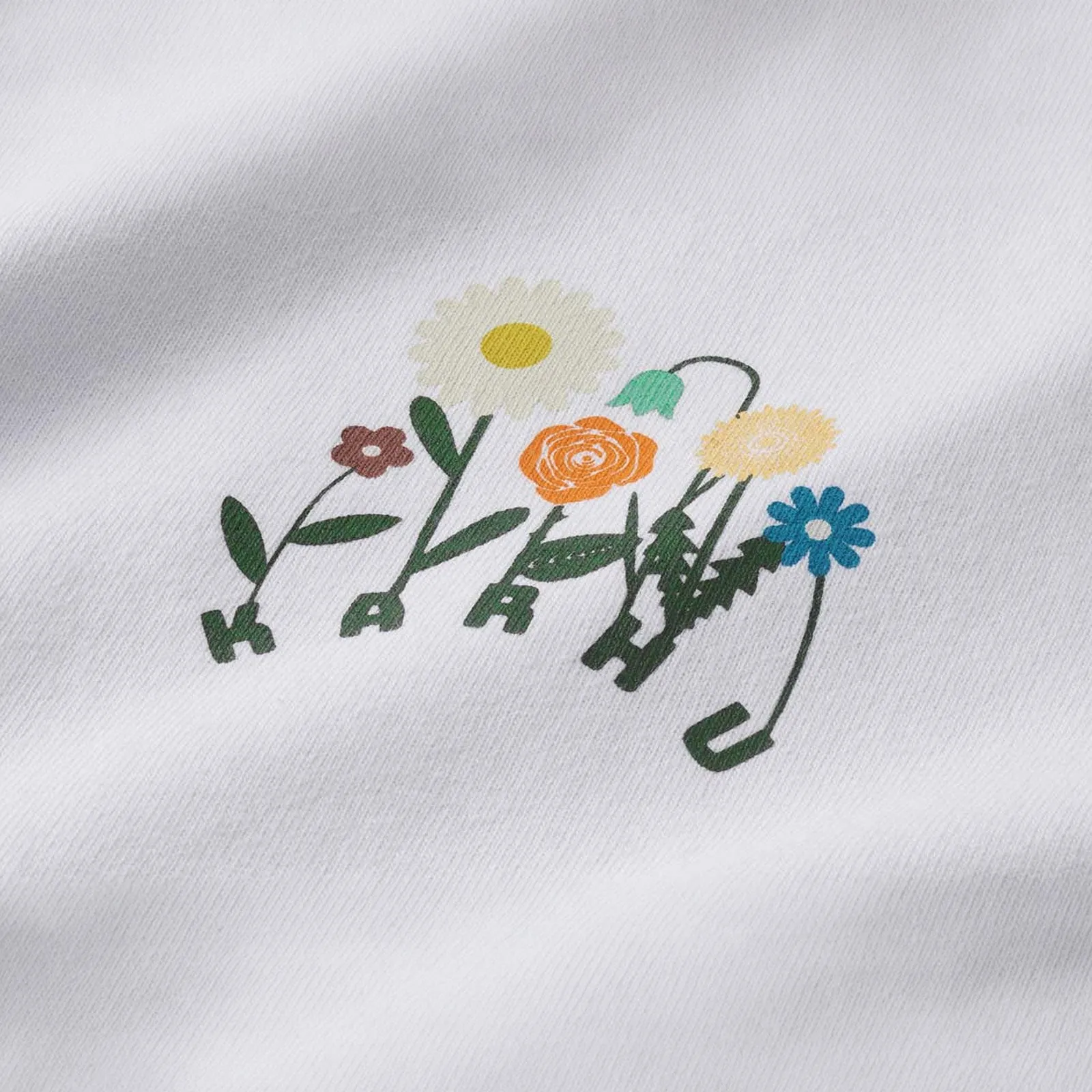 FLOWER LOGO T–SHIRT - BRIGHT WHITE / DOUGLAS FIR sold by Karhu product image thumbnail 3
