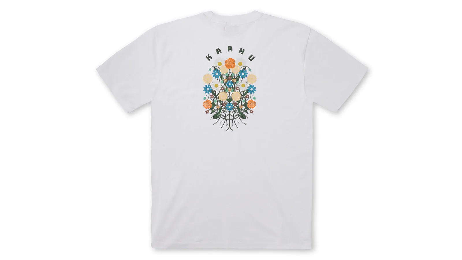 FLOWER BOUQUET T SHIRT - BRIGHT WHITE / DOUGLAS FIR sold by Karhu product image thumbnail 2