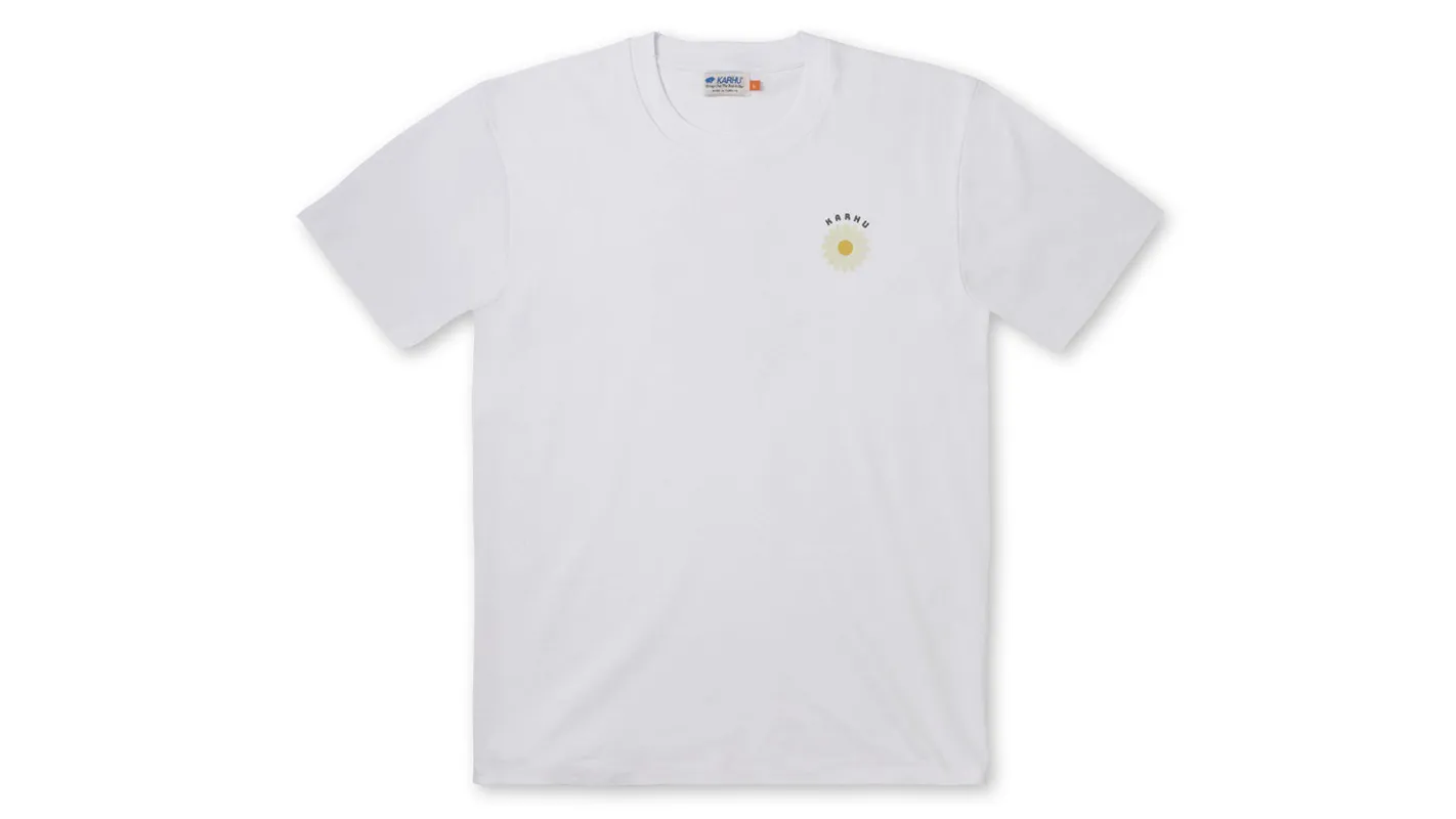 FLOWER BOUQUET T SHIRT - BRIGHT WHITE / DOUGLAS FIR made by Karhu
