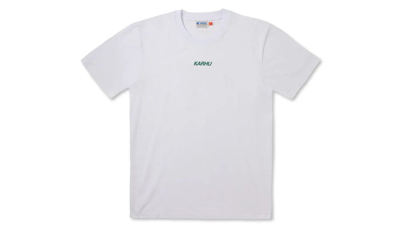 FUSION OG T–SHIRT - WHITE / ULTRAMARINE GREEN made by Karhu