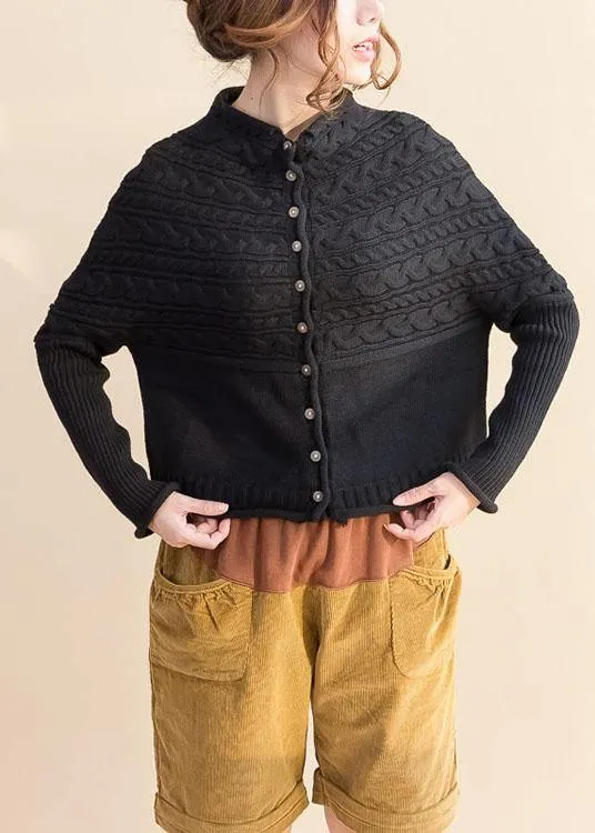 Women's Oversized Cardigan Black Knit sold by Hensley London product image thumbnail 2