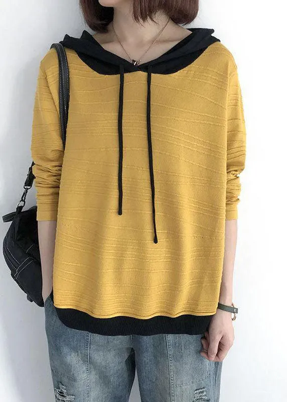 Women's Oversized Sweatshirt Khaki Cotton Hooded Drawstring sold by Hensley London product image thumbnail 3