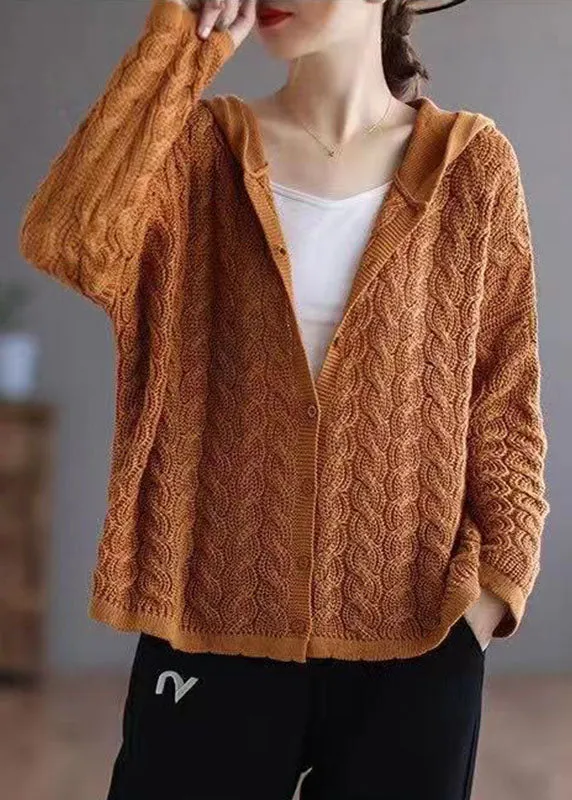 Women's Casual Sweater Caramel Knit Loose Fit sold by Hensley London