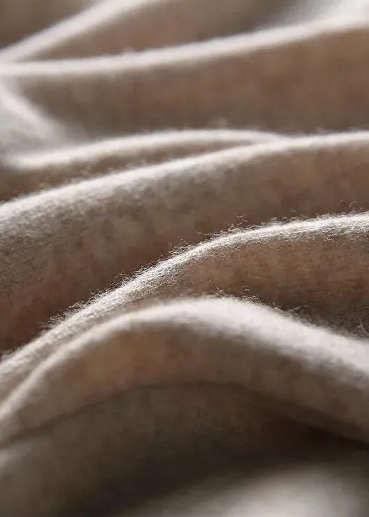 Women's Knit Sweater Khaki Patchwork Winter sold by Hensley London product image thumbnail 5