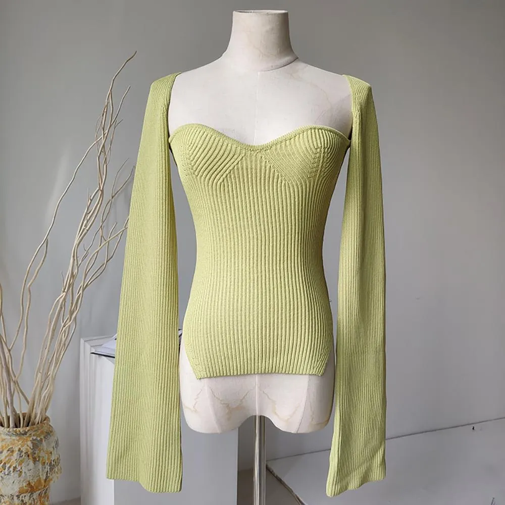 Women's Sweater Long Sleeve Square Collar Viscose Acrylic sold by Hensley London