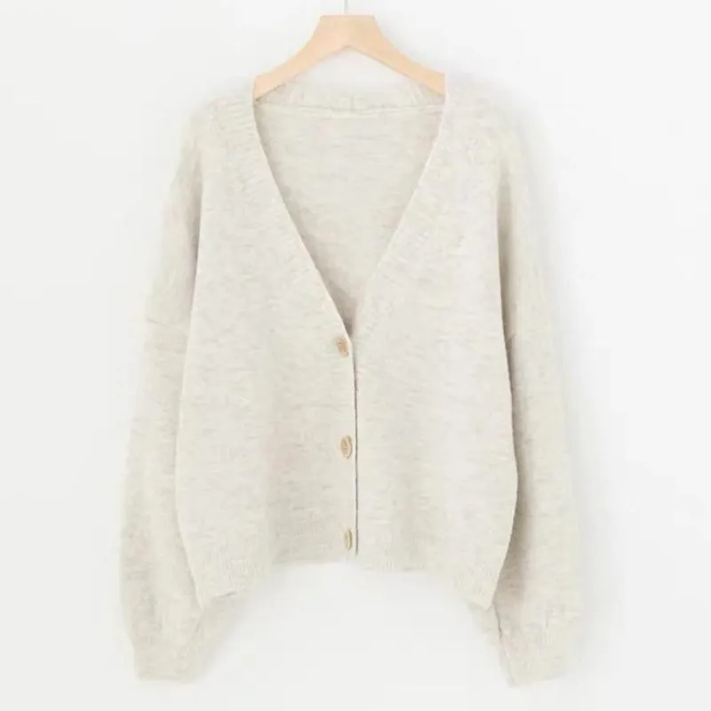 Women's Cardigan Pastel Cotton Blend Soft Warm Winter Sweater sold by Hensley London