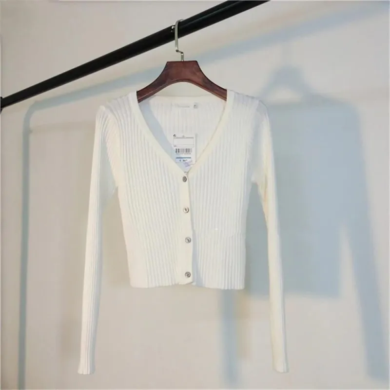 Women's Long Sleeve Sweater Beige Cotton Blend sold by Hensley London