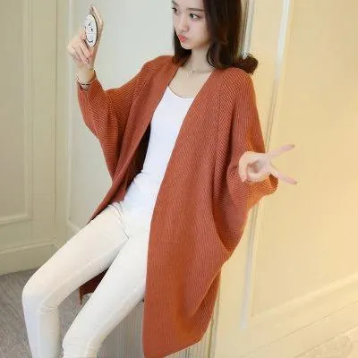 Women's Oversized Cardigan Sweater Beige Cotton Blend sold by Hensley London product image thumbnail 5