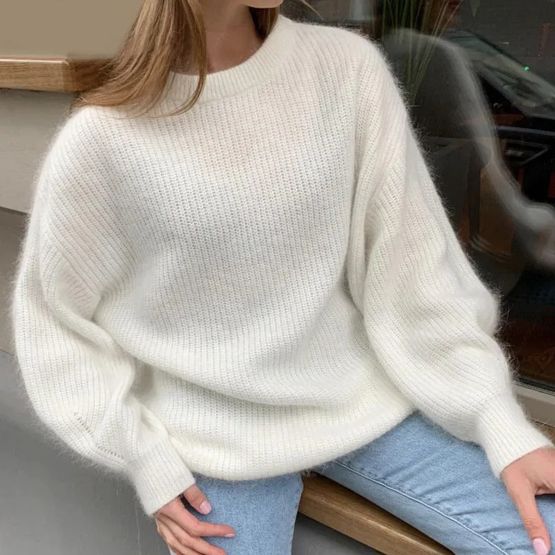 Women's Oversized Sweater Candy Color Acrylic Long Sleeve sold by Hensley London product image thumbnail 4