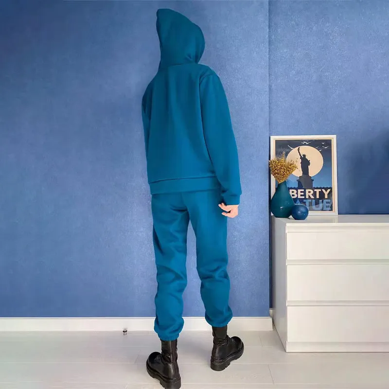 Women's Oversized Tracksuit Set Grey Polyester sold by Hensley London product image thumbnail 5