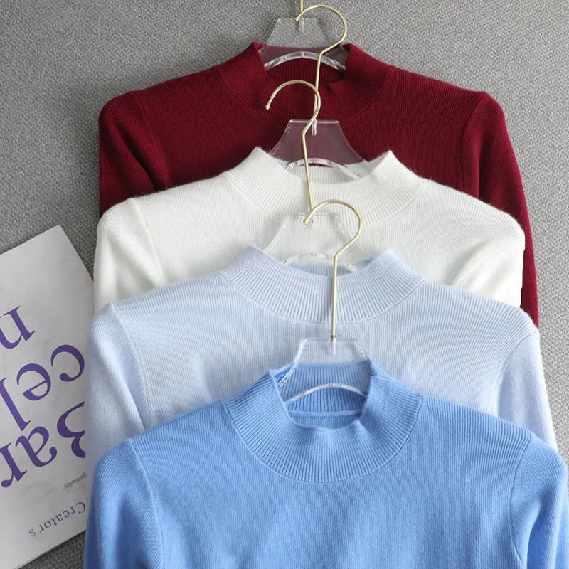 Women's Slim Fit Black Turtleneck Sweater Cotton sold by Hensley London product image thumbnail 3