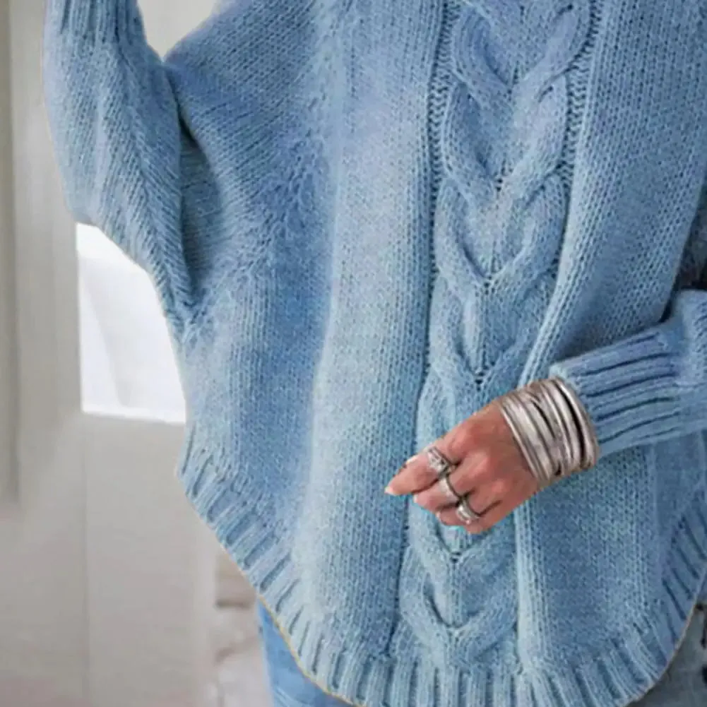 Women's Relaxed Fit Turtleneck Knit Sweater for Winter sold by Hensley London product image thumbnail 4