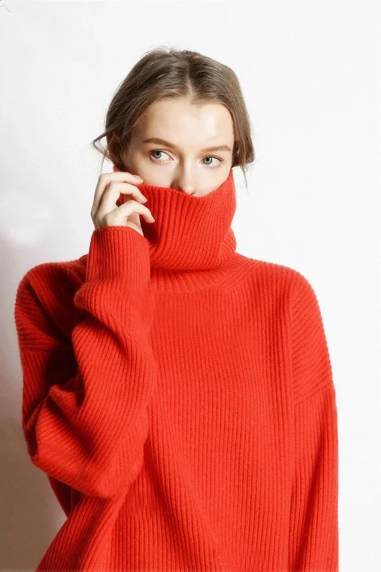 Women's Cozy Turtleneck Sweater for Winter sold by Hensley London product image thumbnail 5