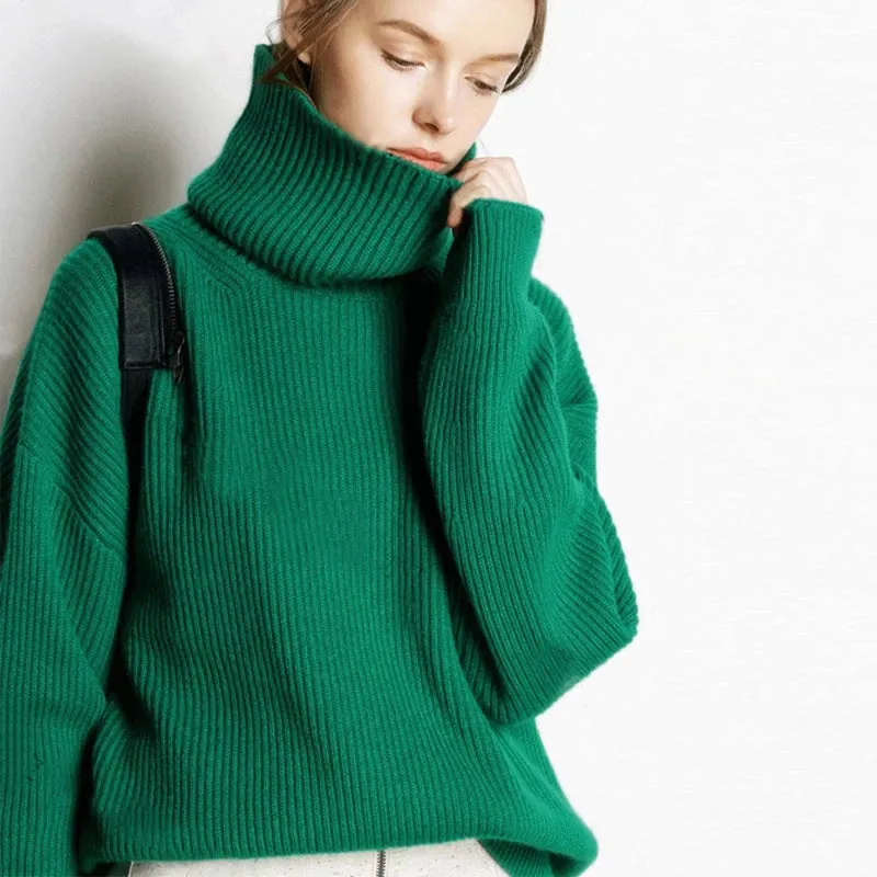 Women's Cozy Turtleneck Sweater for Winter sold by Hensley London product image thumbnail 2