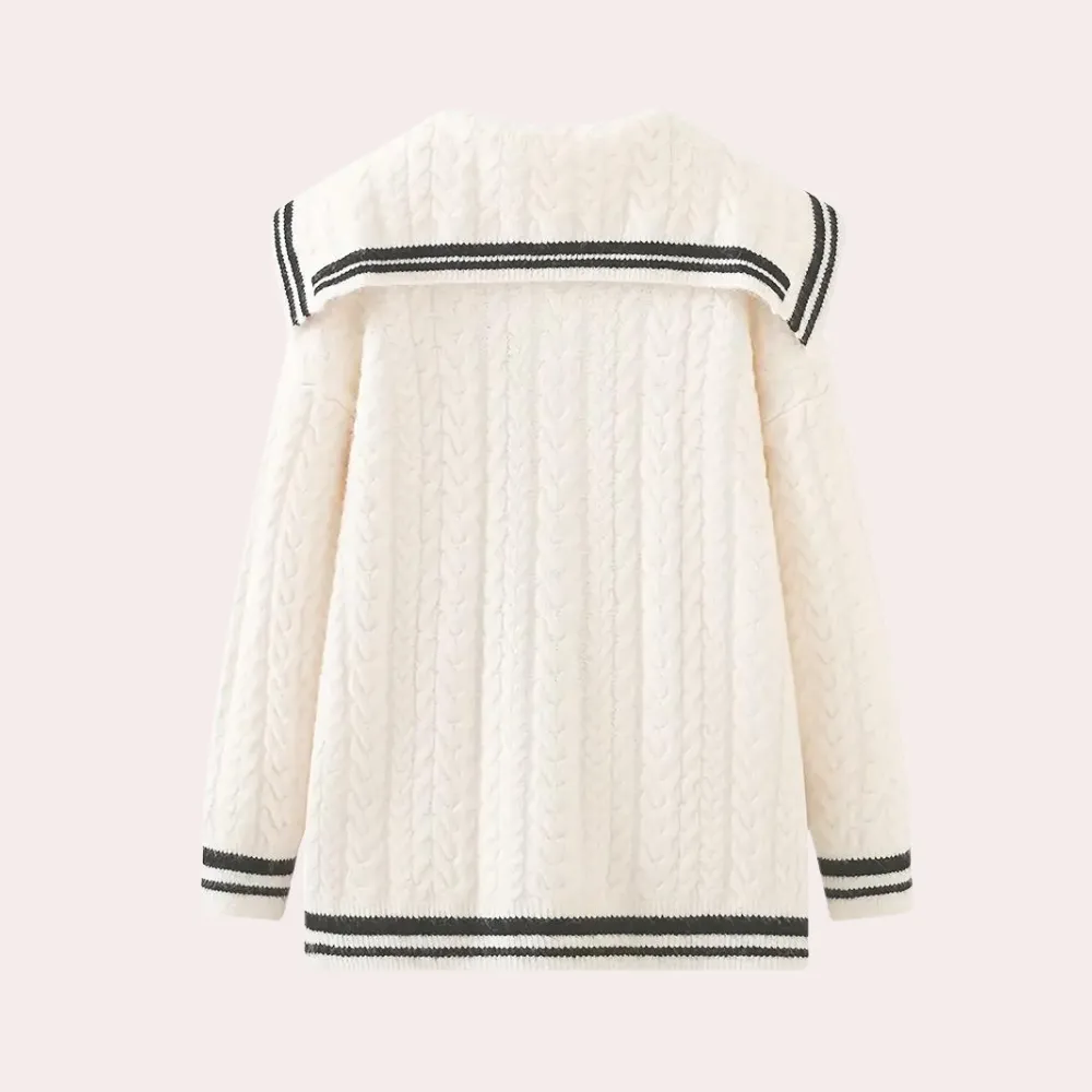 Women's Cozy Knitted Sweater for Casual Elegance sold by Hensley London product image thumbnail 5