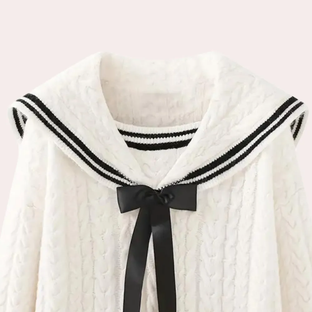 Women's Cozy Knitted Sweater for Casual Elegance sold by Hensley London product image thumbnail 2