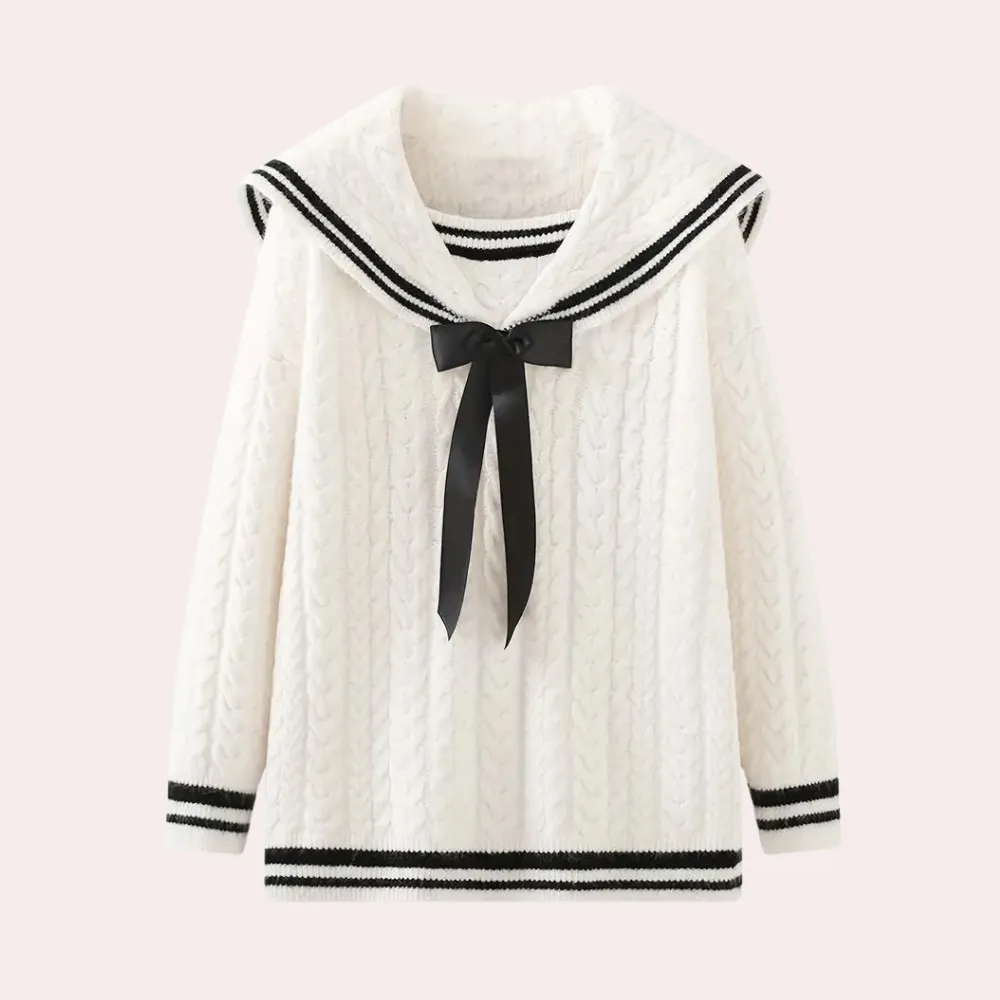 Women's Cozy Knitted Sweater for Casual Elegance sold by Hensley London product image thumbnail 3