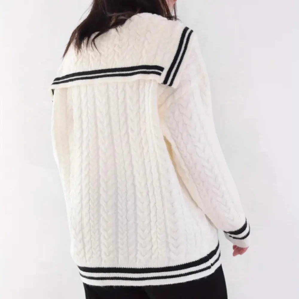 Women's Cozy Knitted Sweater for Casual Elegance sold by Hensley London product image thumbnail 4