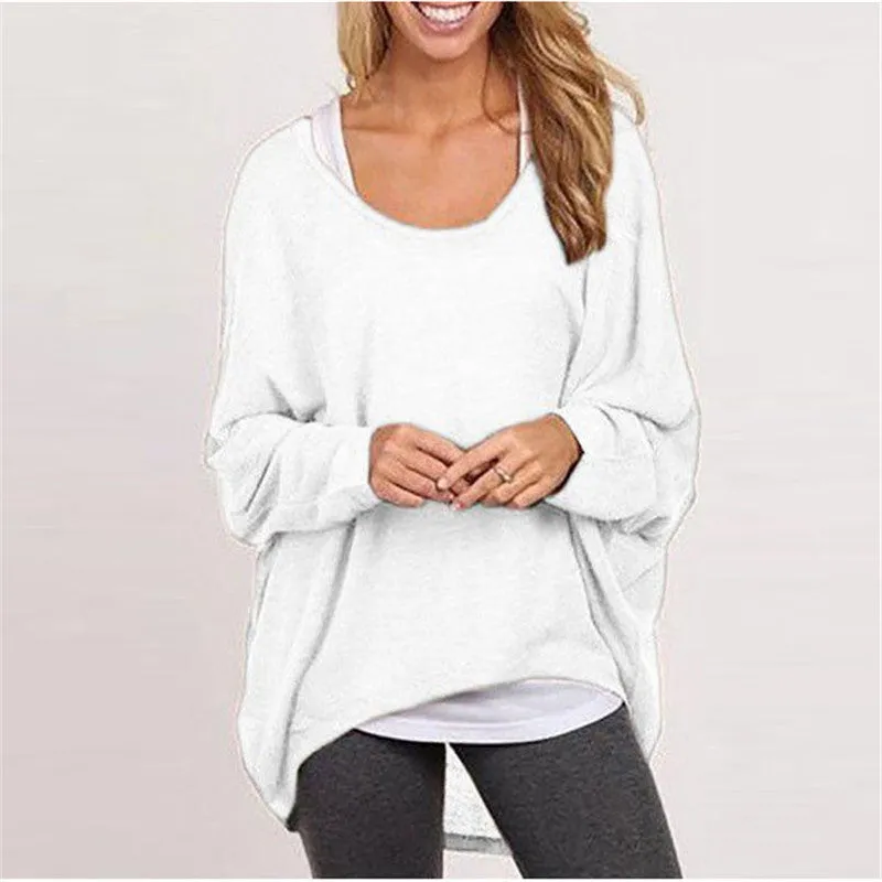 Women's Oversized Knit Sweater - Tunic Length Long Sleeve Casual Top sold by Hensley London