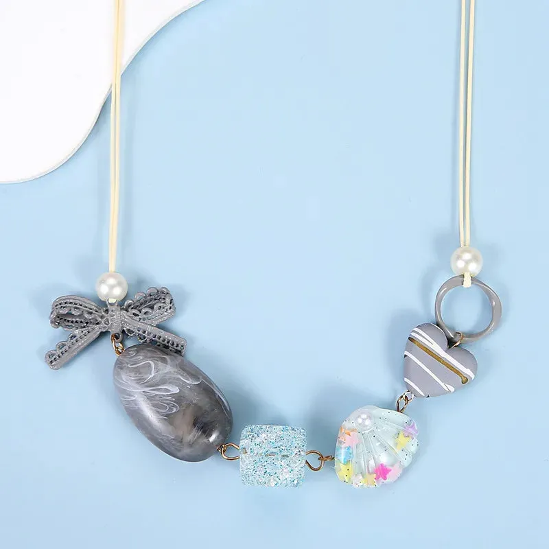 Women's Pendant Necklace Retro Beaded Shell Handmade Bohemian sold by Hensley London product image thumbnail 5