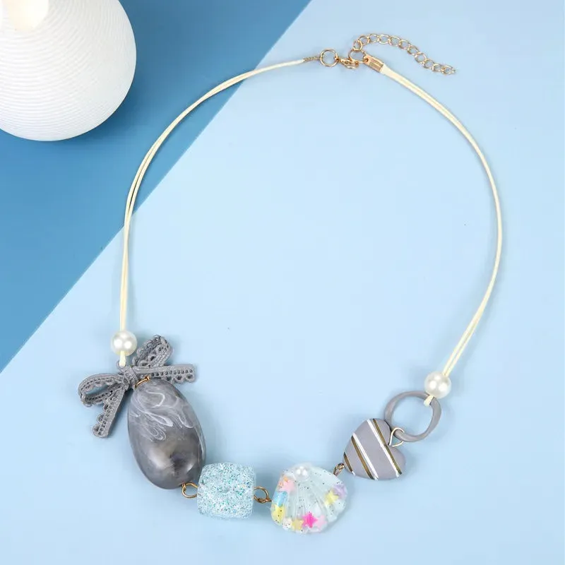 Women's Pendant Necklace Retro Beaded Shell Handmade Bohemian sold by Hensley London product image thumbnail 2