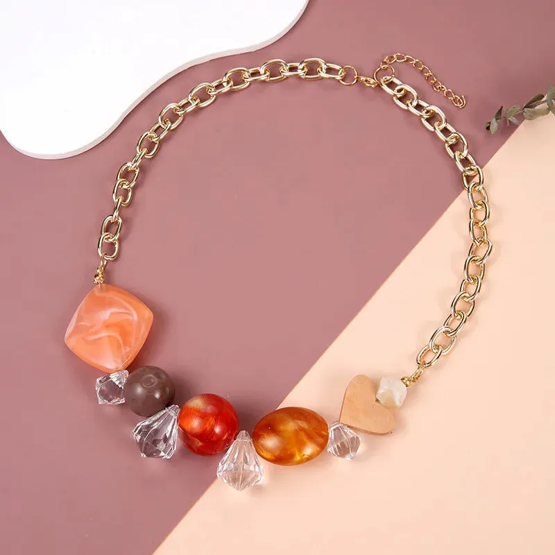 Women's Pendant Necklace Geometric Acrylic Fashion Jewelry sold by Hensley London product image thumbnail 2