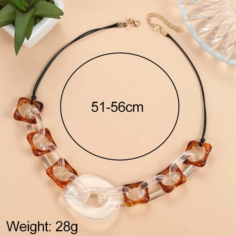 Women's Pendant Necklace Geometric Acrylic Handmade sold by Hensley London product image thumbnail 5