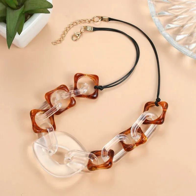 Women's Pendant Necklace Geometric Acrylic Handmade sold by Hensley London product image thumbnail 2