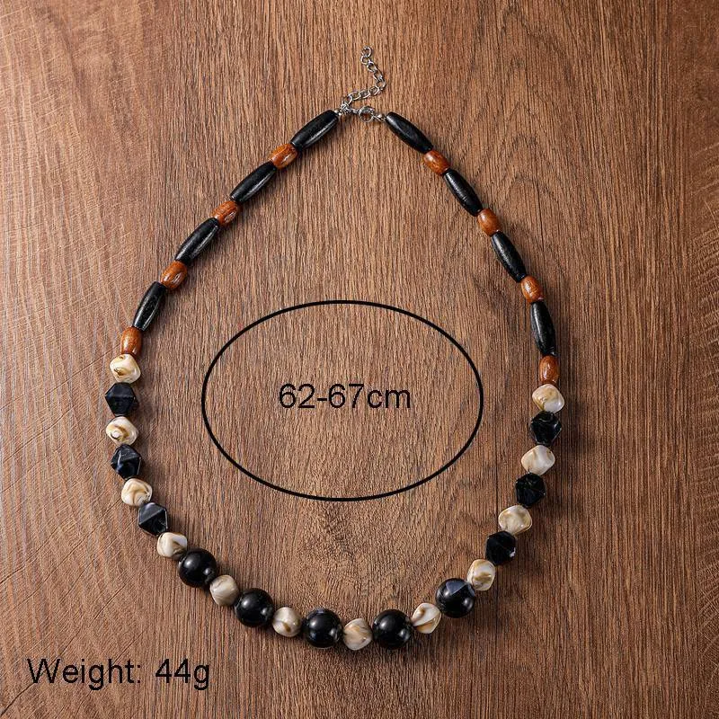 Women's Cross Necklace Geometric Acrylic Vintage Pendant sold by Hensley London product image thumbnail 4