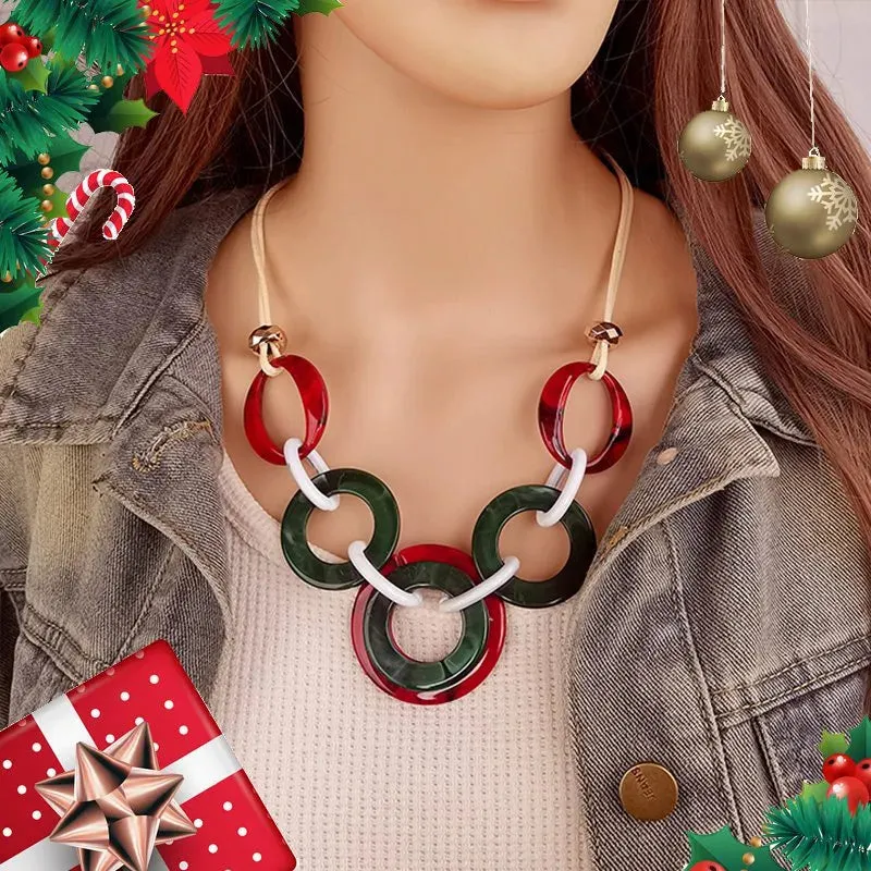 Women's Pendant Necklace Geometric Acrylic Fashion Jewelry sold by Hensley London