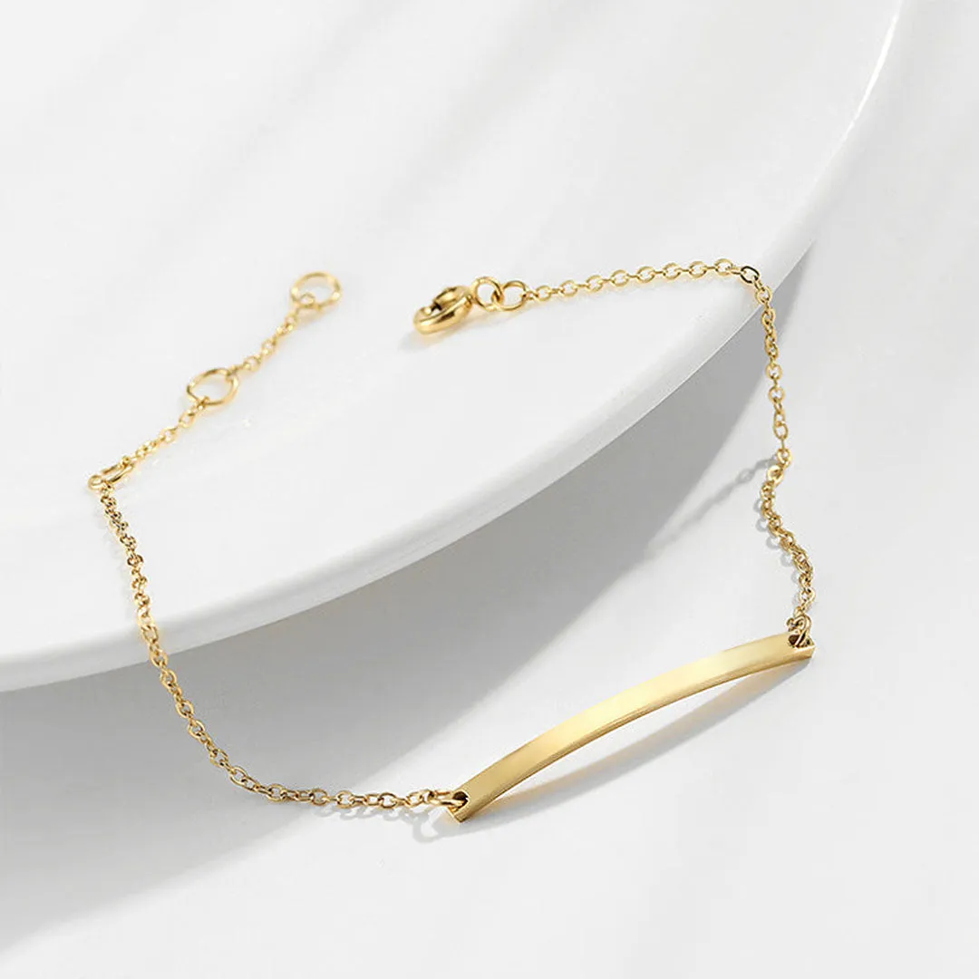 Women's Gold Bracelet 14k Gold Plated Stainless Steel Elegant Accessory sold by Hensley London product image thumbnail 3