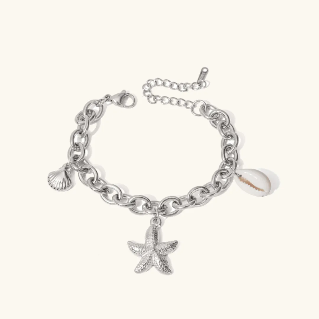 Women's Bracelet Gold Stainless Steel Ocean-Inspired sold by Hensley London product image thumbnail 5