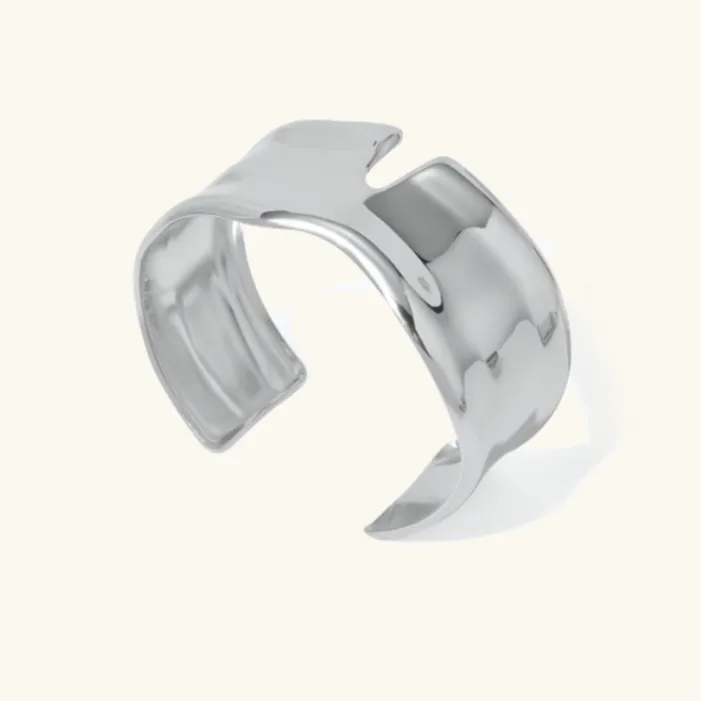 Women's Gold Bracelet Minimalist Stainless Steel 18k Gold sold by Hensley London product image thumbnail 3