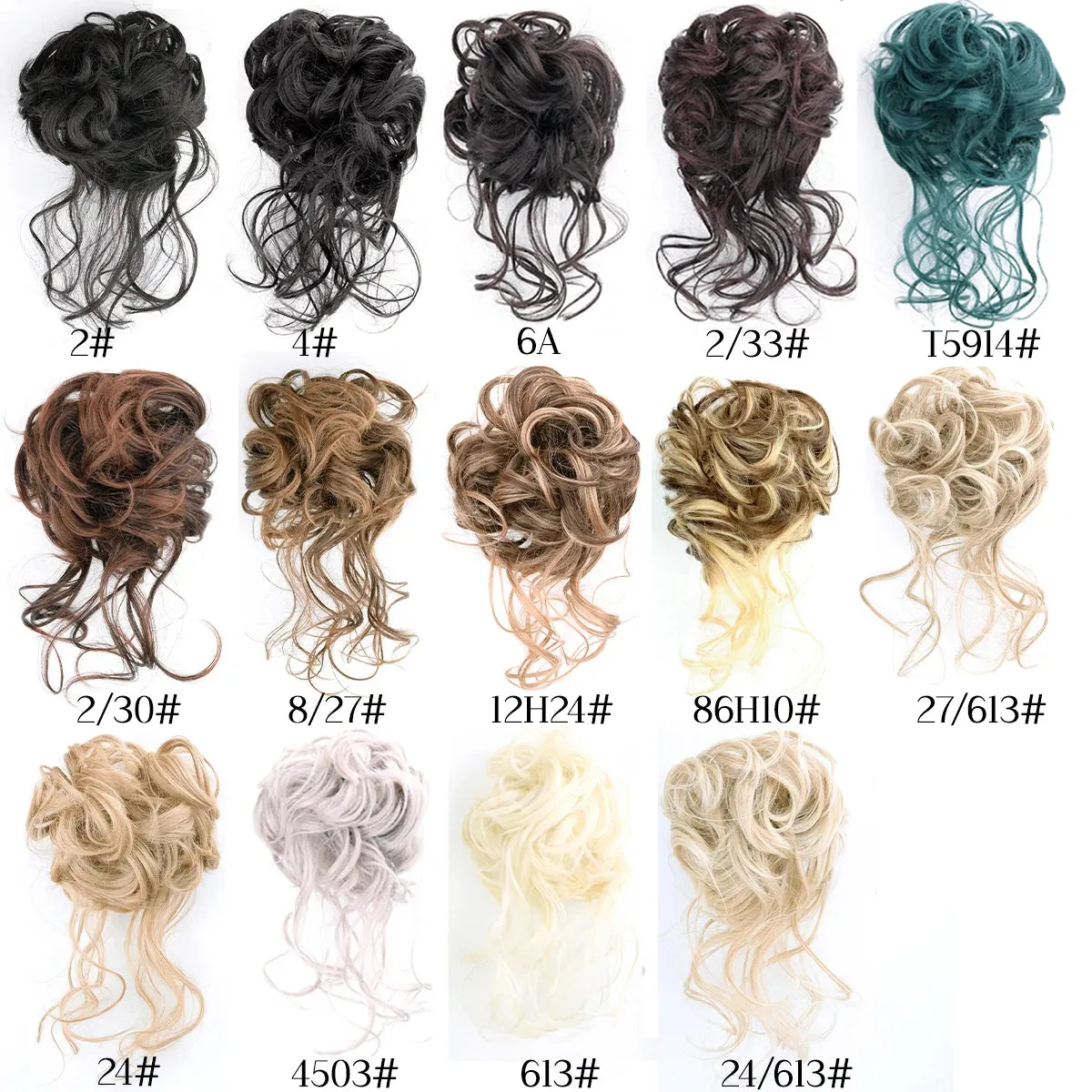 Women's Curly Hair Extensions 10 inches Synthetic Clip In Natural Look sold by Hensley London product image thumbnail 3