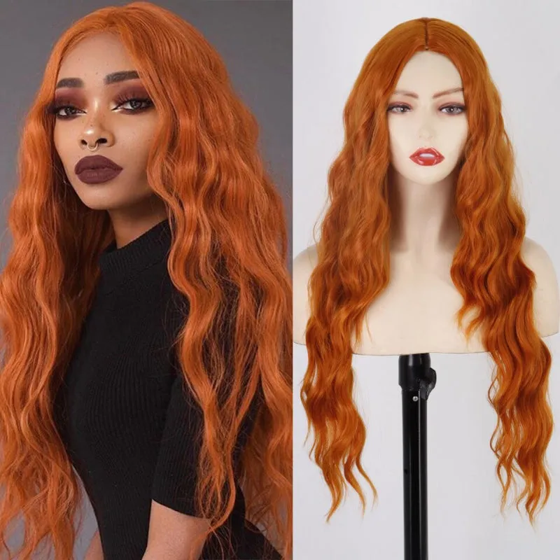 Women's Long Wavy Wig Heat-Resistant Synthetic Hair sold by Hensley London product image thumbnail 3