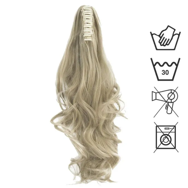 Women's Clip-in Hair Extension Long Wavy Ponytail High-Temperature Fiber sold by Hensley London product image thumbnail 4